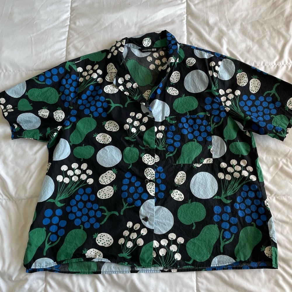 Uniqlo X Marimekko collared shirt